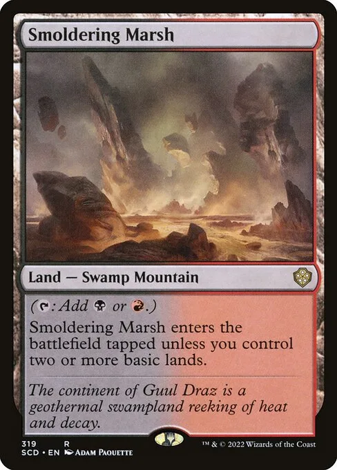 Smoldering Marsh · Starter Commander Decks 319/352