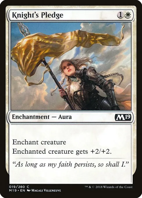Knight's Pledge · Core Set 2019 19/314