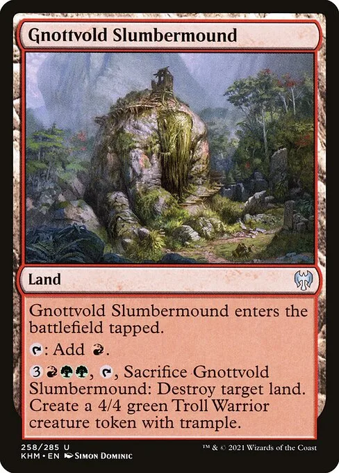 Gnottvold Slumbermound · Kaldheim 258/425