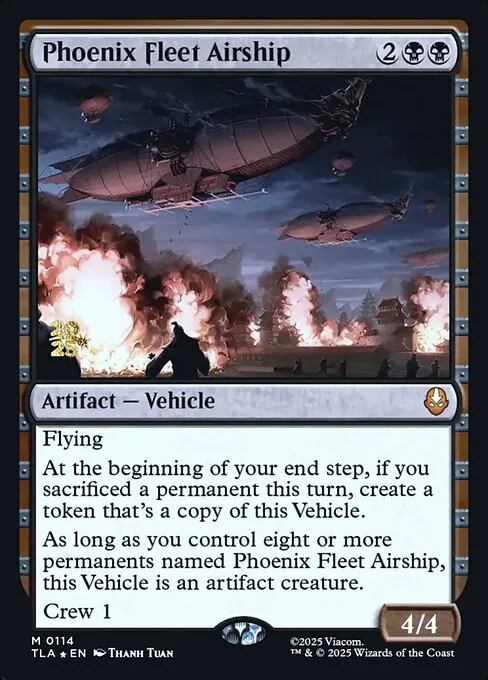 Phoenix Fleet Airship · Avatar: The Last Airbender Promos 114s/80