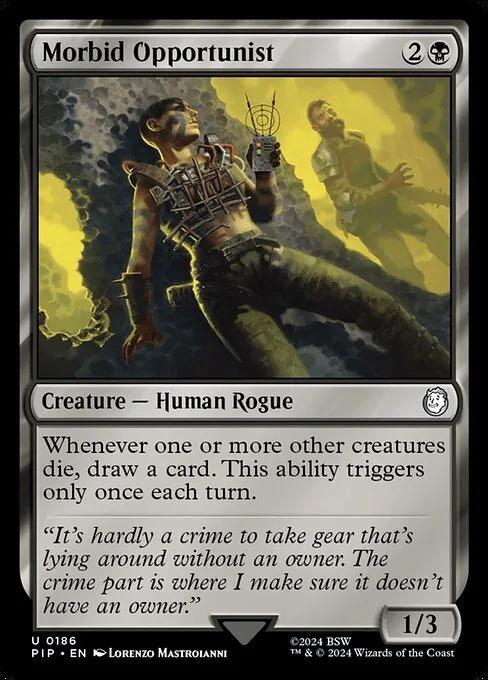 Morbid Opportunist · Fallout 186/1068