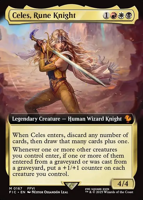 Celes, Rune Knight · Final Fantasy Commander 167/486