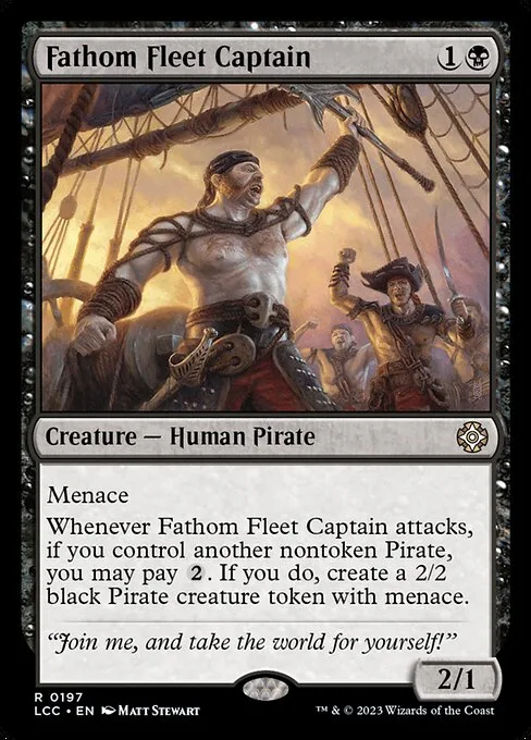 Fathom Fleet Captain · The Lost Caverns of Ixalan Commander 197/370