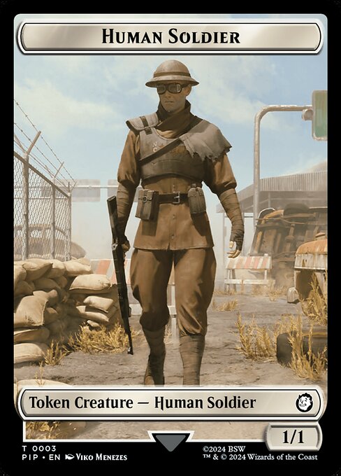 Human Soldier · Fallout Tokens 3/22