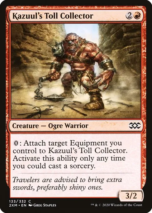 Kazuul's Toll Collector · Double Masters 133/384