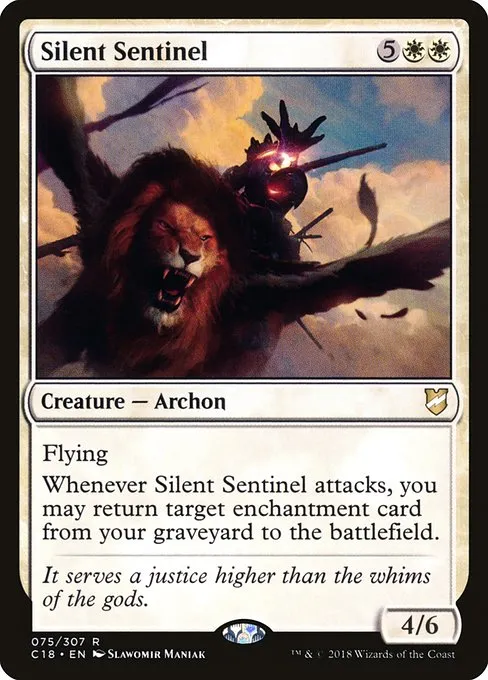 Silent Sentinel · Commander 2018 75/307
