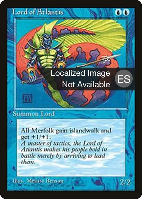 Lord of Atlantis · Fourth Edition Foreign Black Border 82/378