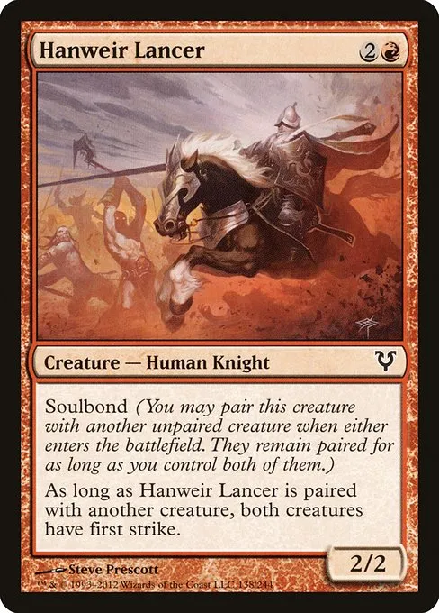 Hanweir Lancer · Avacyn Restored 138/244