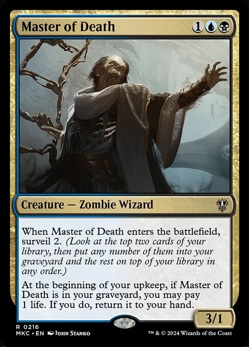 Master of Death · Murders at Karlov Manor Commander 216/358