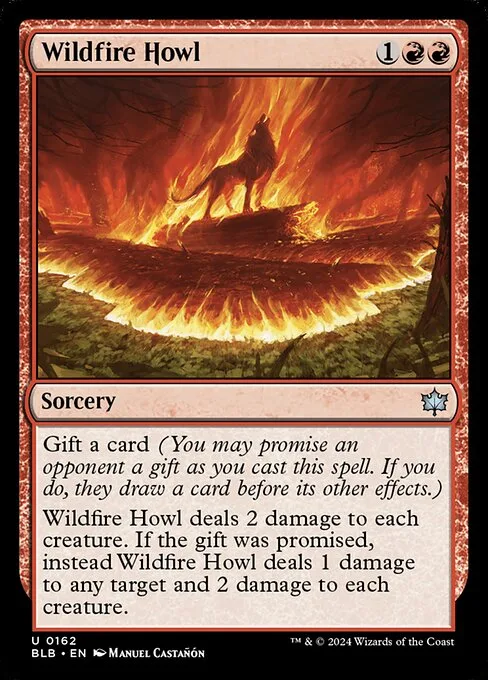 Wildfire Howl · Bloomburrow 162/398
