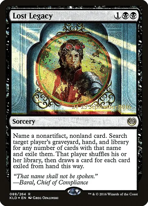 Lost Legacy · Kaladesh Promos 88s/83