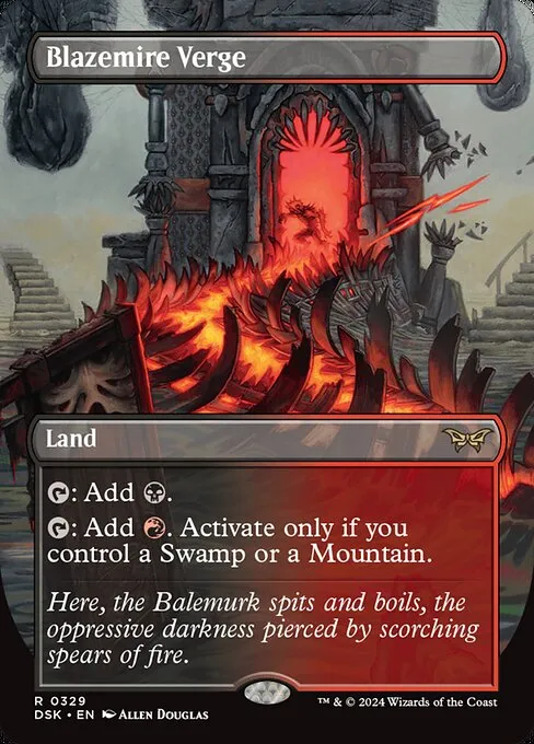 Blazemire Verge · Duskmourn: House of Horror 329/419