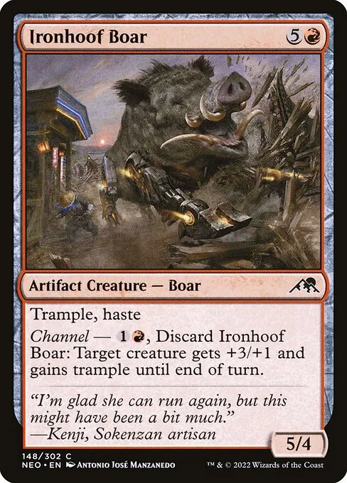 Ironhoof Boar · Kamigawa: Neon Dynasty 148/531