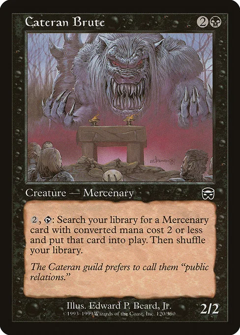Cateran Brute · Mercadian Masques 120/350