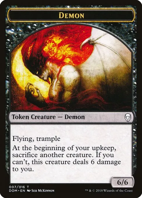 Demon · Dominaria Tokens 7/16