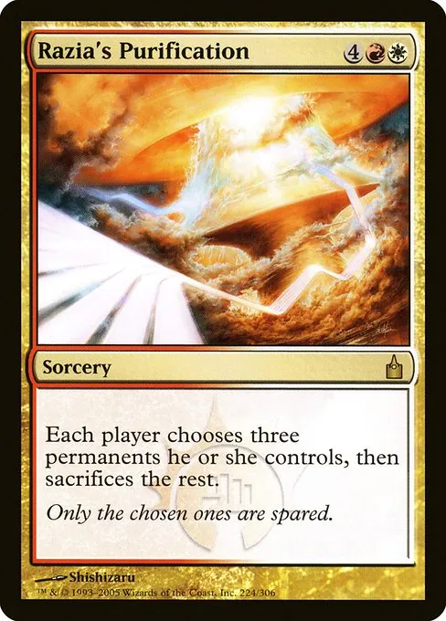 Razia's Purification · Ravnica: City of Guilds 224/306
