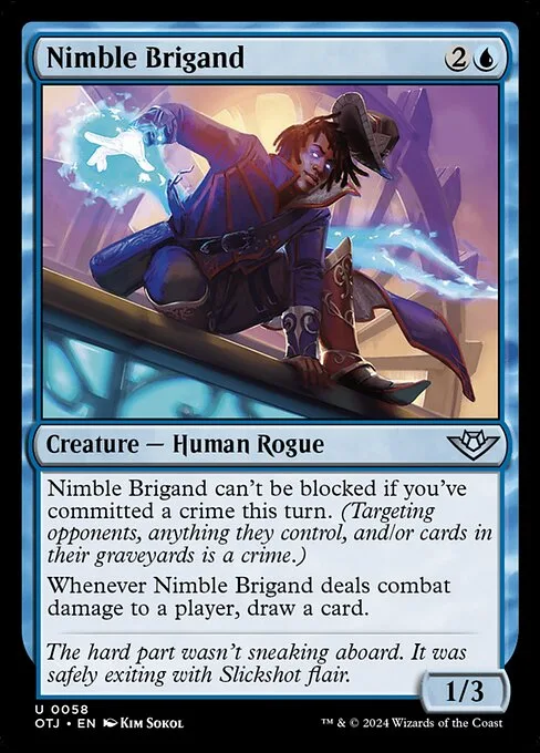 Nimble Brigand · Outlaws of Thunder Junction 58/374