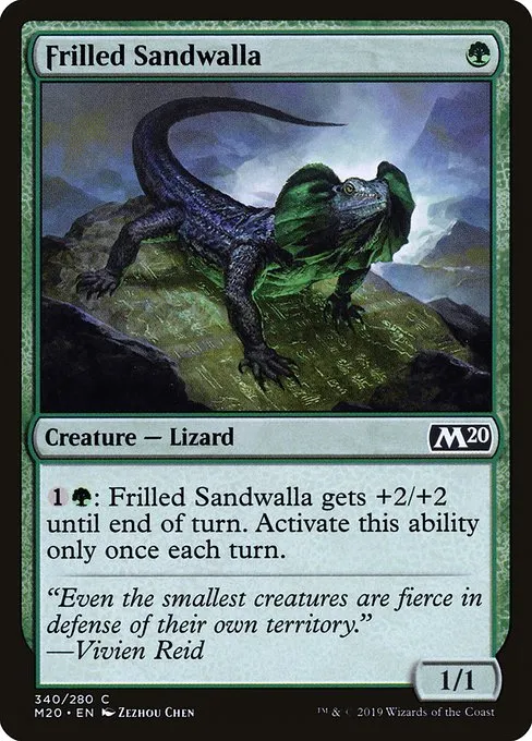 Frilled Sandwalla · Core Set 2020 340/346
