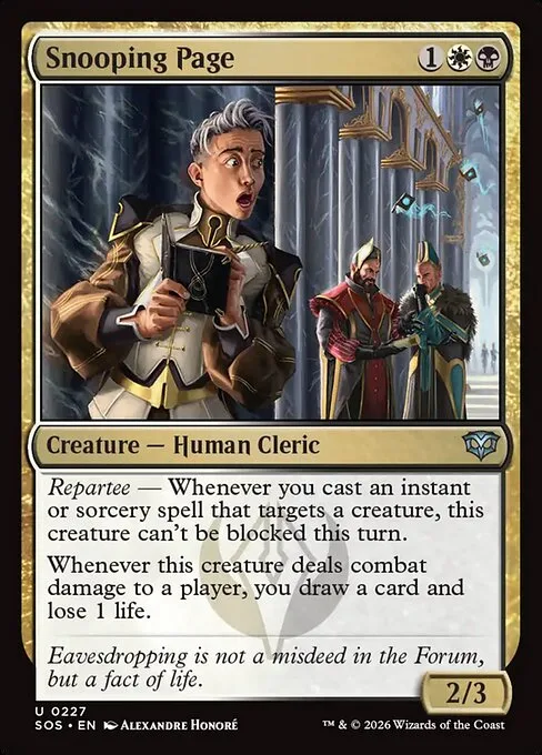 Snooping Page · Secrets of Strixhaven 227/368