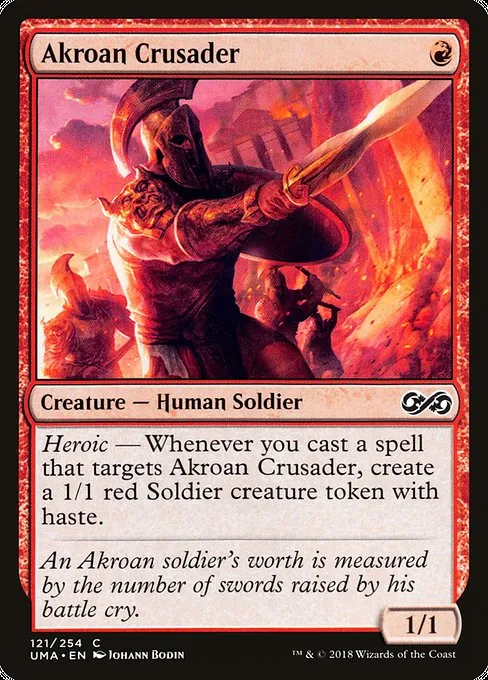 Akroan Crusader · Ultimate Masters 121/254