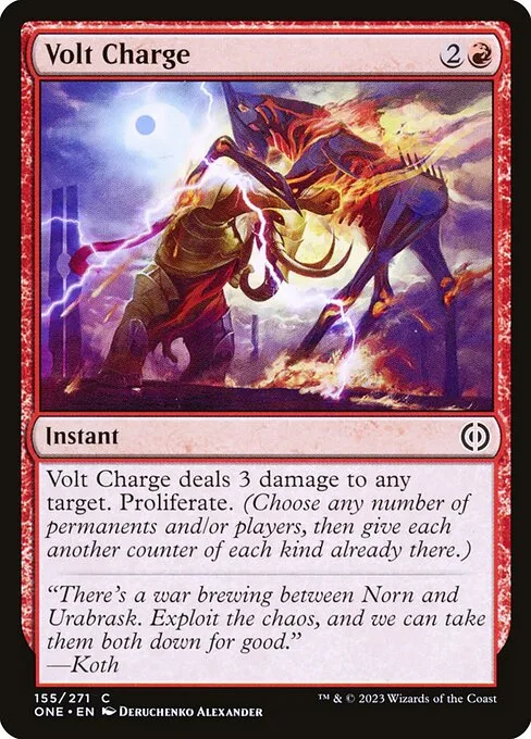 Volt Charge · Phyrexia: All Will Be One 155/479