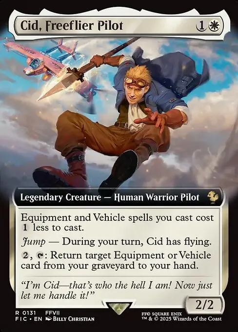 Cid, Freeflier Pilot · Final Fantasy Commander 131/486