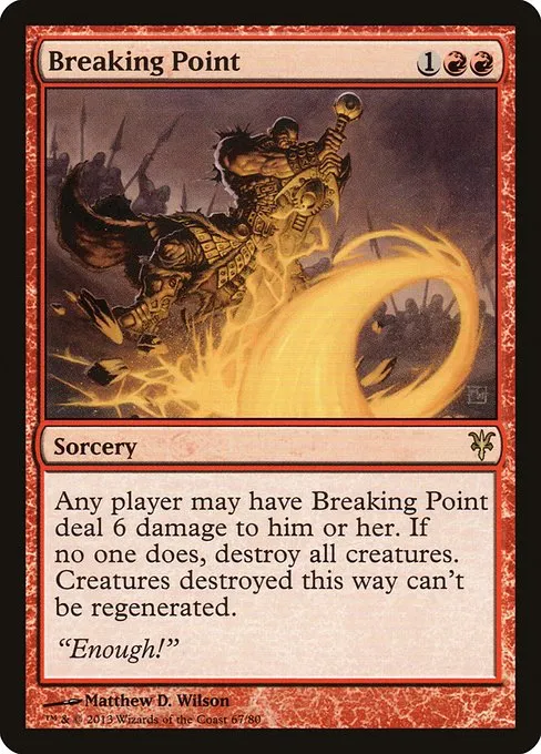Breaking Point · Duel Decks: Sorin vs. Tibalt 67/80