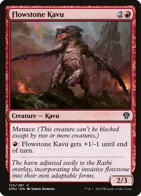 Flowstone Kavu · Dominaria United 125/453