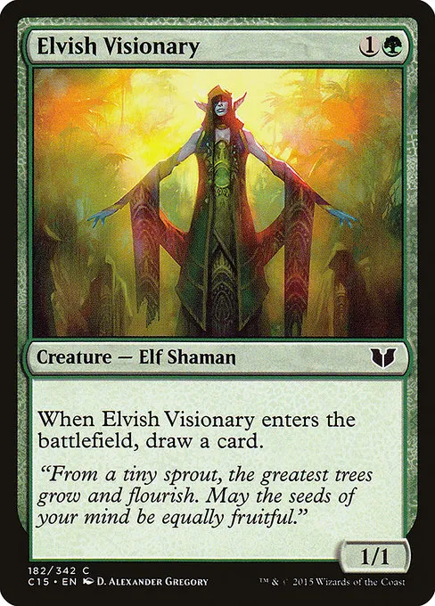 Elvish Visionary · Commander 2015 182/342