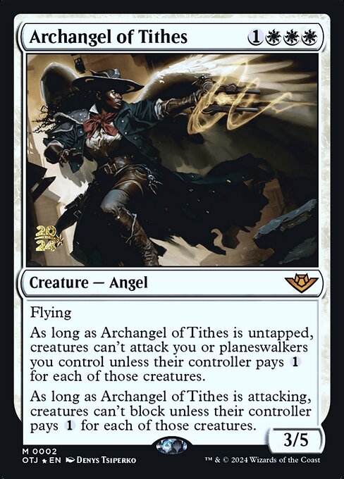 Archangel of Tithes · Outlaws of Thunder Junction Promos 2s/160