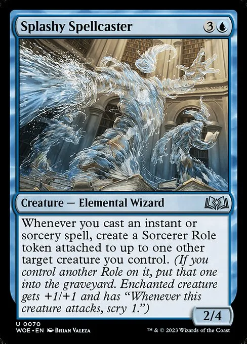 Splashy Spellcaster · Wilds of Eldraine 70/381