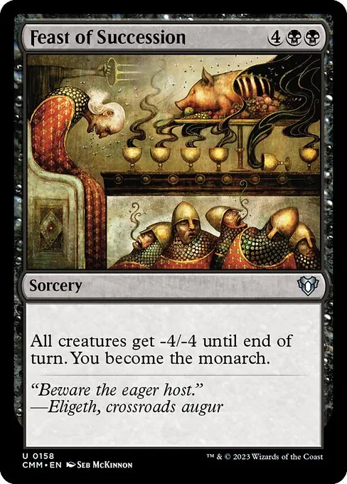 Feast of Succession · Commander Masters 158/1067