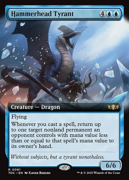 Hammerhead Tyrant · Tarkir: Dragonstorm Commander 61/413