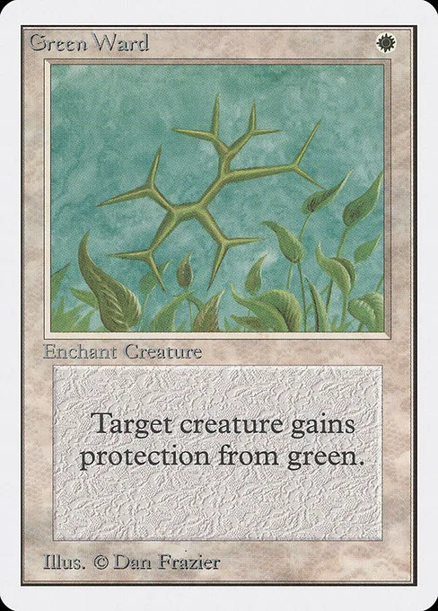Green Ward · Unlimited Edition 21/302