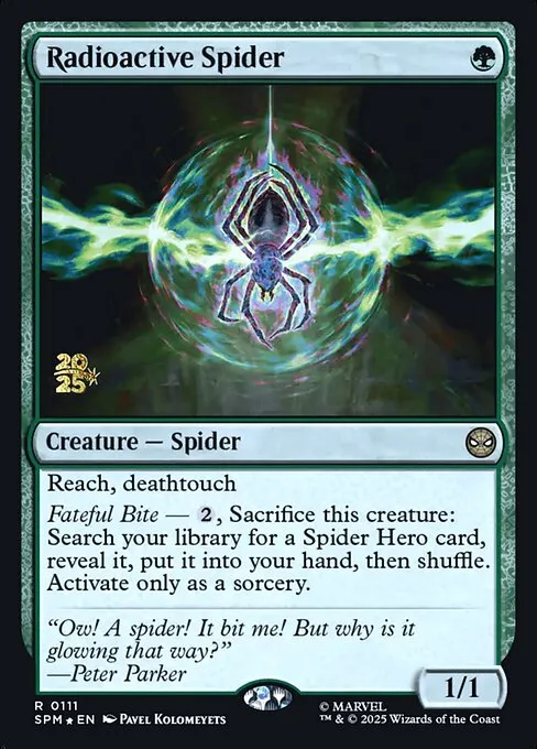 Radioactive Spider · Marvel's Spider-Man Promos 111s/68