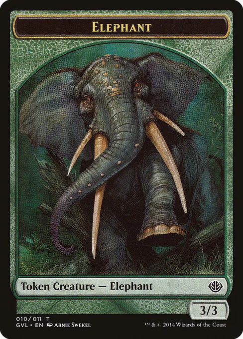 Elephant · Duel Decks Anthology: Garruk vs. Liliana Tokens 10/4