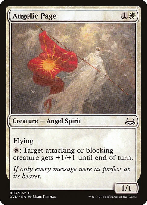 Angelic Page · Duel Decks Anthology: Divine vs. Demonic 3/62
