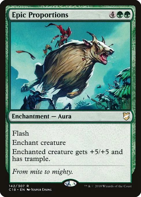 Epic Proportions · Commander 2018 142/307