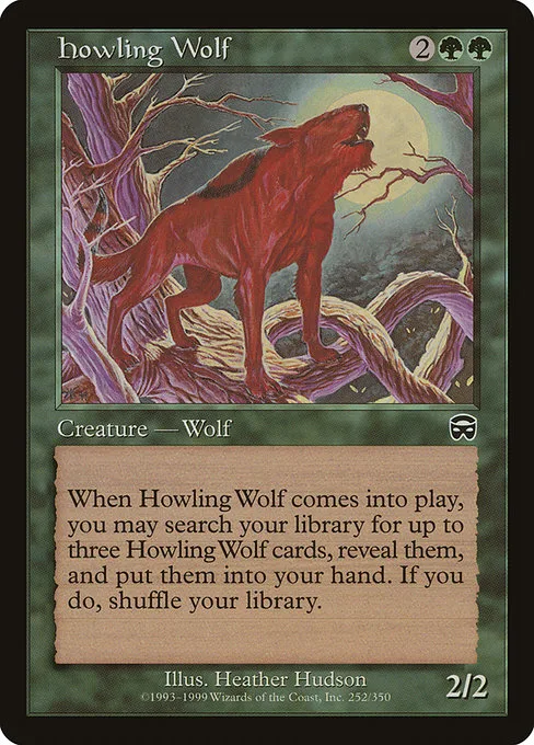 Howling Wolf · Mercadian Masques 252/350