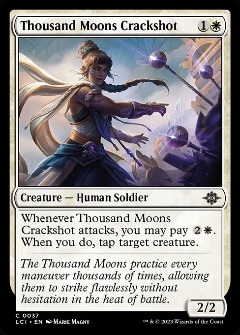 Thousand Moons Crackshot · The Lost Caverns of Ixalan 37/416