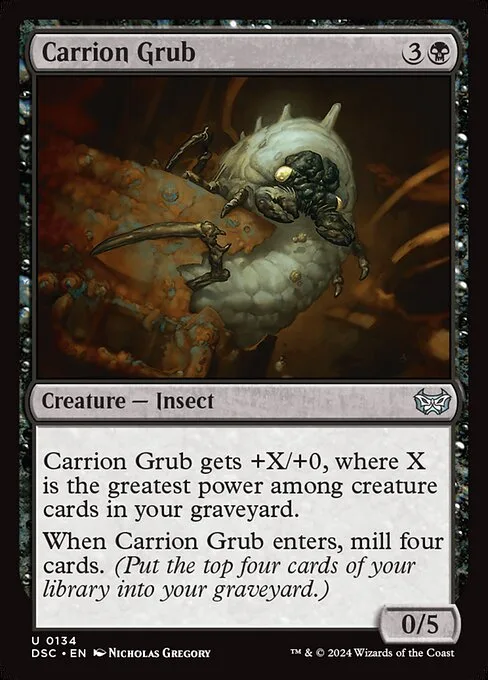 Carrion Grub · Duskmourn: House of Horror Commander 134/373