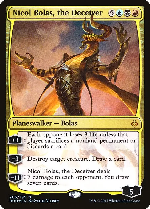 Nicol Bolas, the Deceiver · Hour of Devastation 205/209