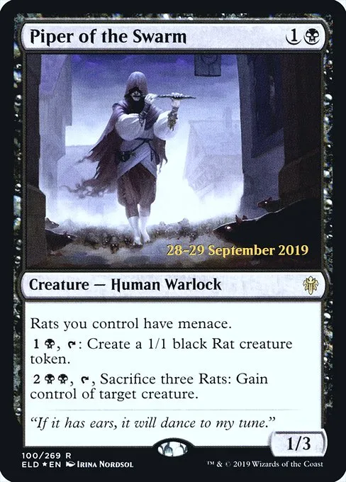 Piper of the Swarm · Throne of Eldraine Promos 100s/138