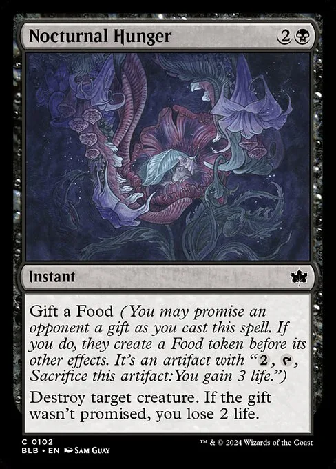 Nocturnal Hunger · Bloomburrow 102/398