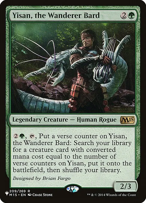 Yisan, the Wanderer Bard · The List M15-209/5050