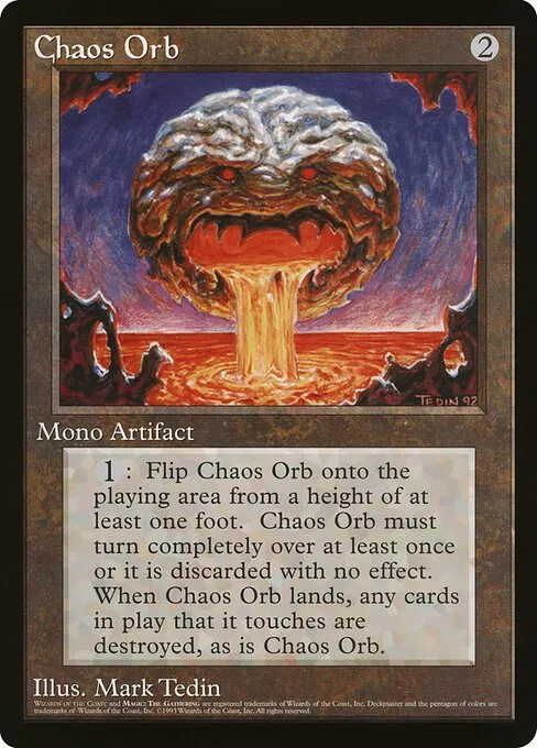 Chaos Orb · Oversized 90's Promos 1/10