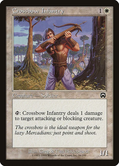 Crossbow Infantry · Mercadian Masques 16/350