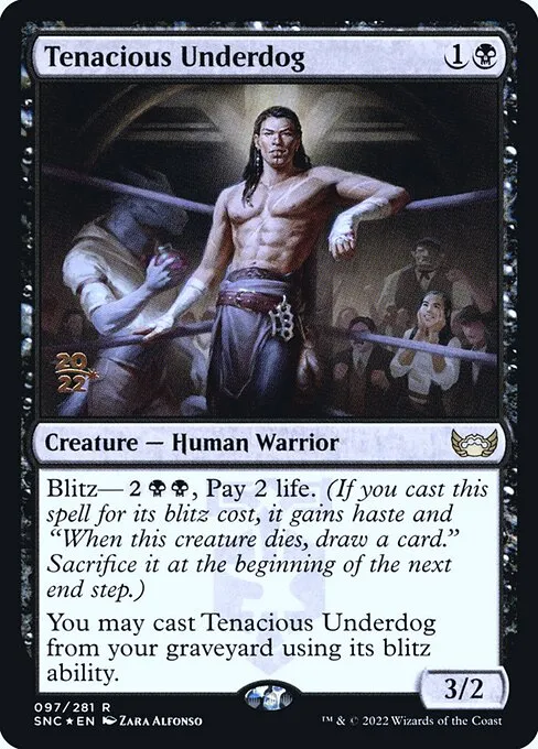 Tenacious Underdog · Streets of New Capenna Promos 97s/161