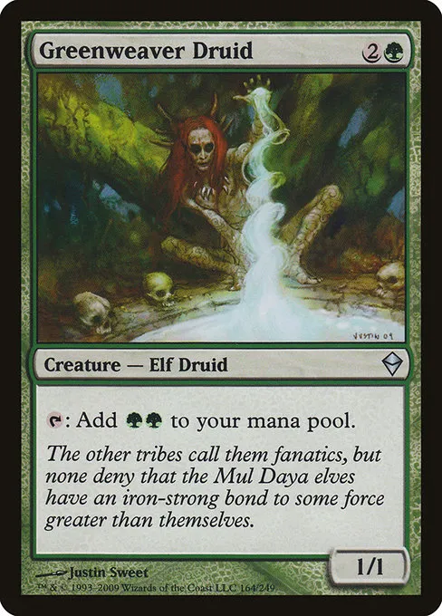 Greenweaver Druid · Zendikar 164/269