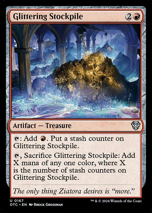 Glittering Stockpile · Outlaws of Thunder Junction Commander 167/342